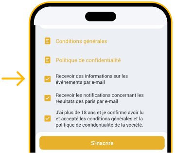 Accepter les conditions générales de la société Melbet APK Télécharger