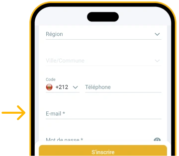 Inscrire votre adresse mail Melbet APK Télécharger