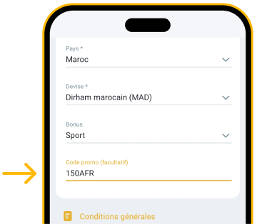 Inscrivez le code promo 150AFR Melbet APK Télécharger