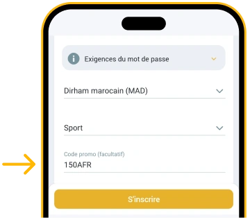 Insérer le code promo 150AFR Melbet APK Télécharger