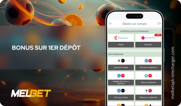 Bonus sur 1er dépôt Melbet APK Telecharger